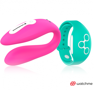 Vibrador Casal com controle remoto de pulso (pink/aqua) Vibrador Casal com controle remoto de pulso (pink/aqua)