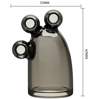 MANGA PENIANA VIBRADORA CRYSTAL CAP II