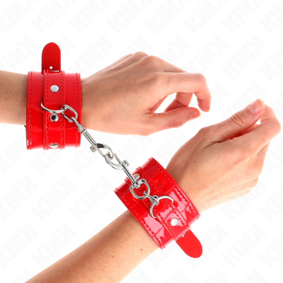 ALGEMAS BRILHANTE VERMELHO AJUSTÁVEL 23-33 CM ALGEMAS BRILHANTE VERMELHO AJUSTÁVEL 23-33 CM