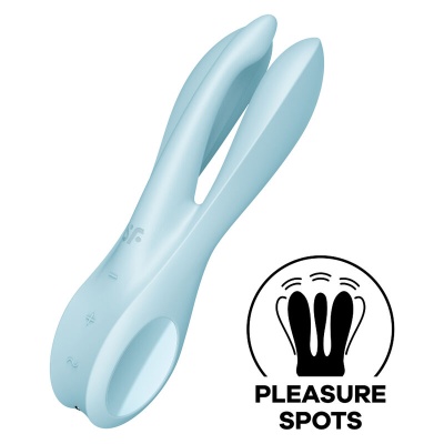 VIBRADOR SATISFYER THREESOME 1 (AZUL)