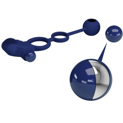 REMINGTON ANEL VIBRADOR DUPLO COM PLUG AZUL