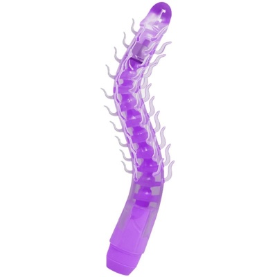 FLEXI VIBE SENSUAL SPINE BENDABLE VIBRADOR PURPLE 23.5 CM