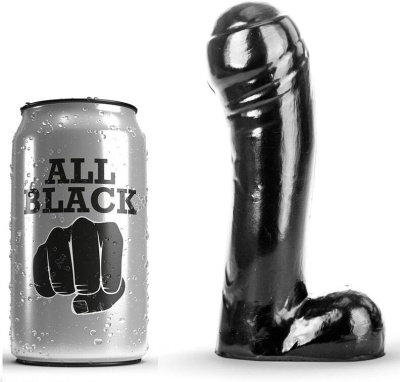 DILDO ANAL ALL BLACK (15cm)