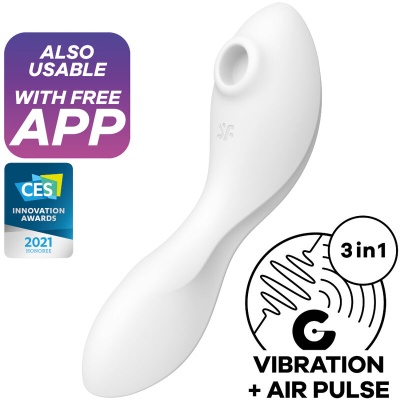 VIBRADOR SATISFYER CURVY TRINITY 5+ (BRANCO) VIBRADOR SATISFYER CURVY TRINITY 5+ (BRANCO)