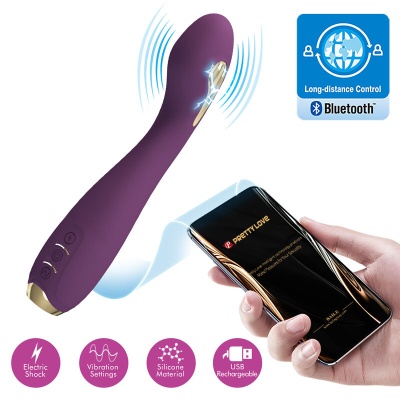 VIBRADOR HECTOR ELECTROSHOCK POR APP CONTROL ROXO VIBRADOR HECTOR ELECTROSHOCK POR APP CONTROL ROXO