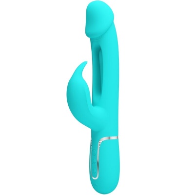 VIBRADOR COELHO DEJON 3 EM 1 MULTIFUNO AQUA VERDE VIBRADOR COELHO DEJON 3 EM 1 MULTIFUNO AQUA VERDE