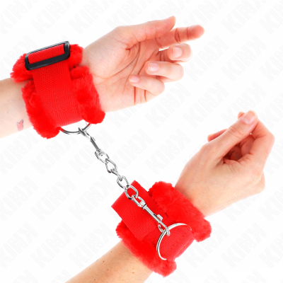 ALGEMAS FORRO PELUDO VERMELHO AJUSTÁVEL 17-31 CM X 7 CM ALGEMAS FORRO PELUDO VERMELHO AJUSTÁVEL 17-31 CM X 7 CM