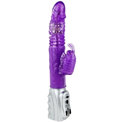 VIBRADOR PARA CIMA E PARA BAIXO COELHO LILAC COM SUPER ESTIMULADOR VIBRADOR PARA CIMA E PARA BAIXO COELHO LILAC COM SUPER ESTIMULADOR