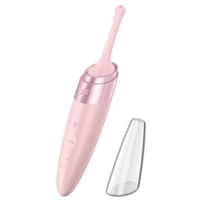 VIBRADOR SATISFYER TWIRLING JOY CLIT (ROSA)