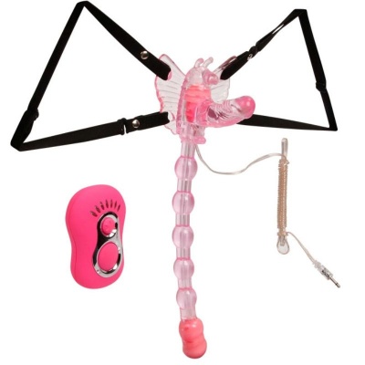 BUTTERFLY VIBRADOR STRAP ON BUTTERFLY VIBRADOR STRAP ON