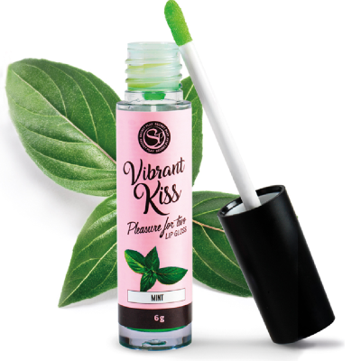 LIP GLOSS VIBRADOR KISS MENTA LIP GLOSS VIBRADOR KISS MENTA
