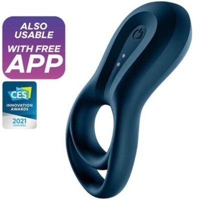 VIBRADOR SATISFYER EPIC DUO RING (NAVY BLUE)