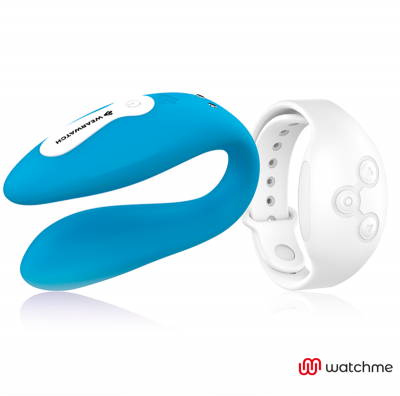 Vibrador Casal com controle remoto de pulso (blue/white) Vibrador Casal com controle remoto de pulso (blue/white)