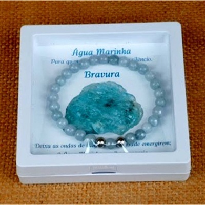 Pulseira da Bravura - Água Marinha Pulseira da Bravura - Água Marinha