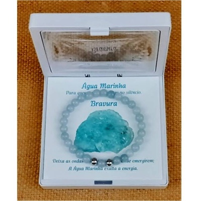 Pulseira da Bravura - Água Marinha Pulseira da Bravura - Água Marinha