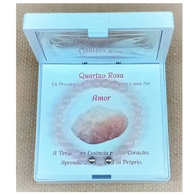 Pulseira do Amor - Quartzo Rosa