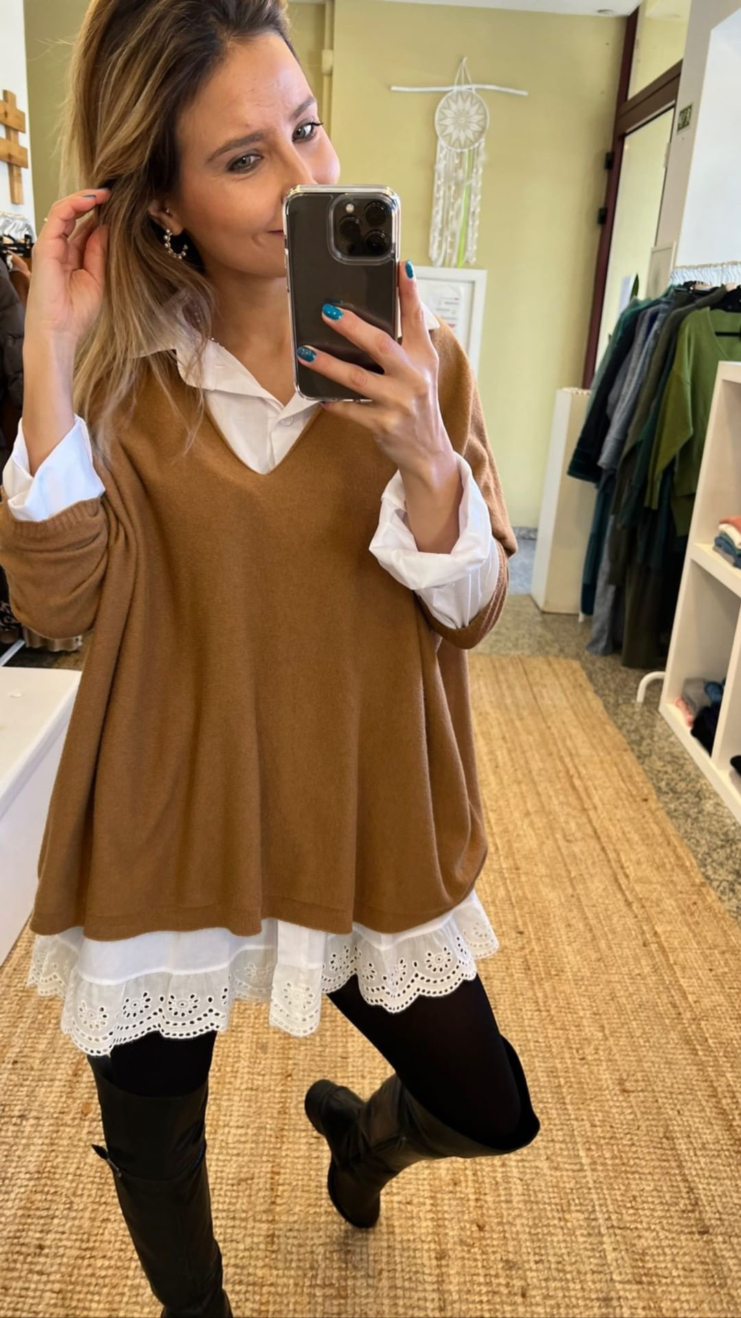 Camisa de renda