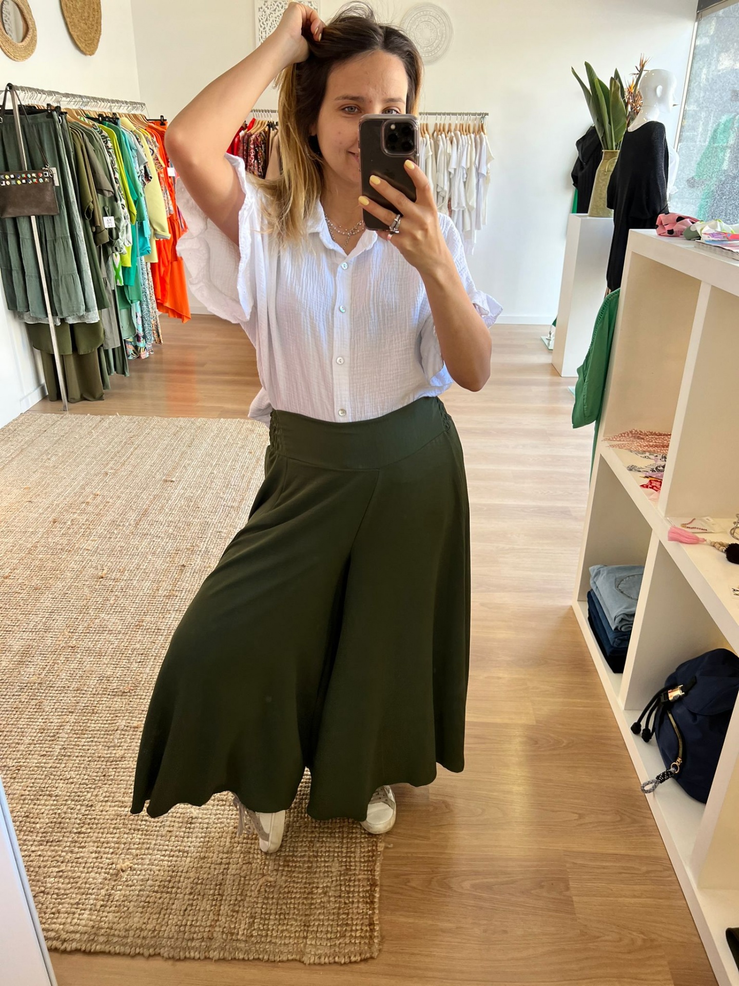 Cullotes Efeito Saia Praprika Clothes Shop