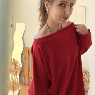 Camisola Decote Barco