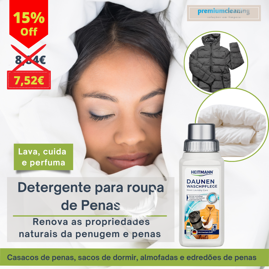 Detergente para roupa de penas 250ML |HEITMANN Detergente para roupa de penas 250ML |HEITMANN