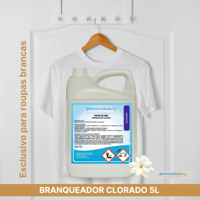 Branqueador Clorado 5L  |Exclusivo para roupa branca