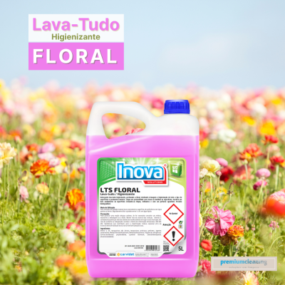 Lava-Tudo Higienizante LTS FLORAL 5L Lava-Tudo Higienizante LTS FLORAL 5L