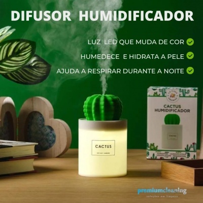 Difusor Humidificador ultrassônico a frio CACTO