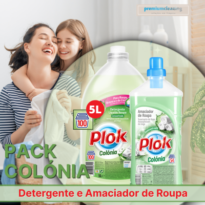 PACK COLÓNIA Detergente e Amaciador de Roupa