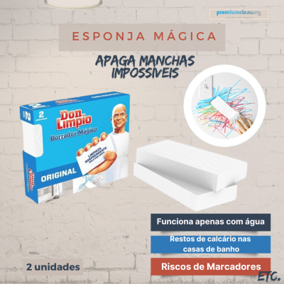 Esponja Mágica 2unid. |Don Limpio