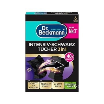 Renovador Intensivo de Cores Pretas|6 Toalhitas Dr.Beckmann