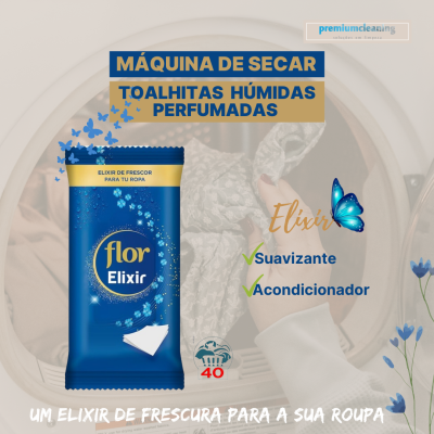 Toalhitas Húmidas Máquina de Secar ELIXIR FRESCO 40Fls