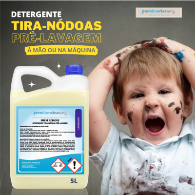 PREM REMOVE 5L Detergente Tira-Nódoas Pré-Lavagem