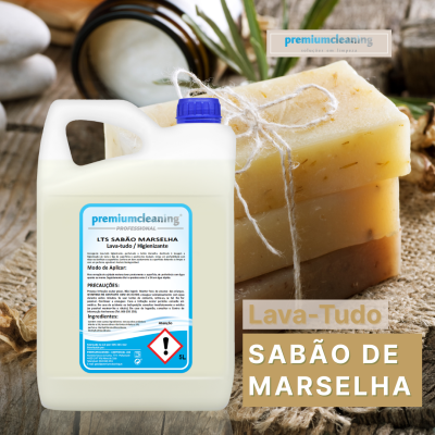 Lava-Tudo 5L SABÃO MARSELHA |Higienizante Lava-Tudo 5L SABÃO MARSELHA |Higienizante