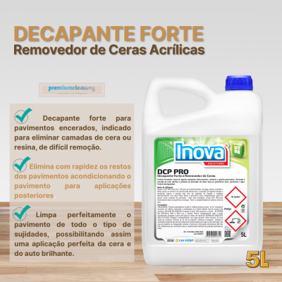 DCP PRO Decapante Forte e Removedor de Ceras Acrílicas 5L DCP PRO Decapante Forte e Removedor de Ceras Acrílicas 5L