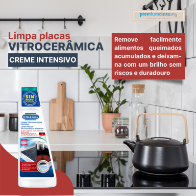 Creme Intensivo Limpa Placas Vitrocerâmicas e Indução 250ml Dr.Beckmann
