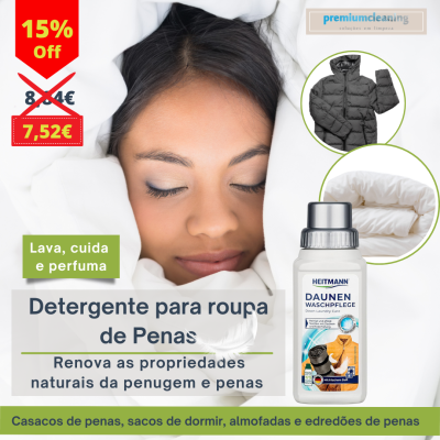 Detergente para roupa de penas 250ML |HEITMANN