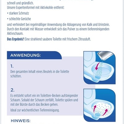 Espuma higiénica WC de carvão ativo 3x100g Dr.Beckmann