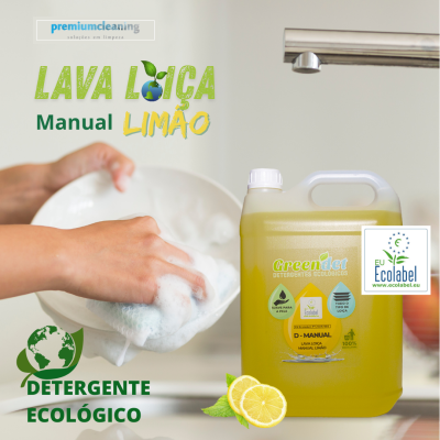 Detergente Loiça Manual Ecológico Limão Ecolabel 5L