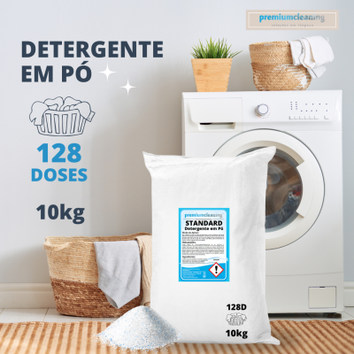 Detergente em Pó para Máquina da Roupa 10kg 128D
