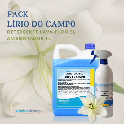 Pack Lírio do Campo |Lava-Tudo & Ambientador