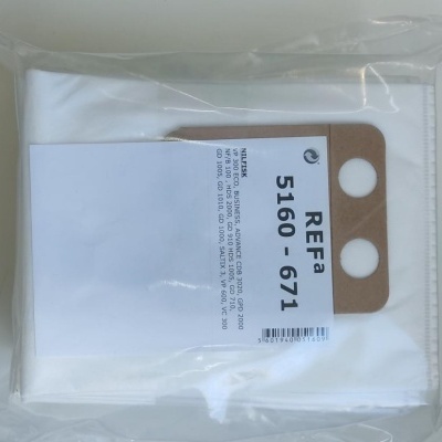 Kit de 5 sacos filtros sintéticos para Nilfisk ref. 5160-671