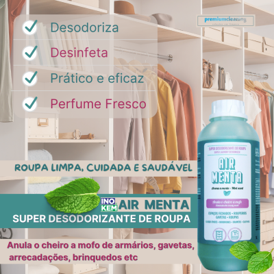 AIR MENTA 1L Super desodorizante de roupa INOKEM