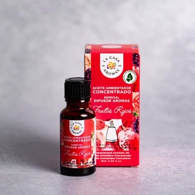 Óleo Hidrosolúvel 15ml p/difusor FRUTOS VERMELHOS Revitalizante