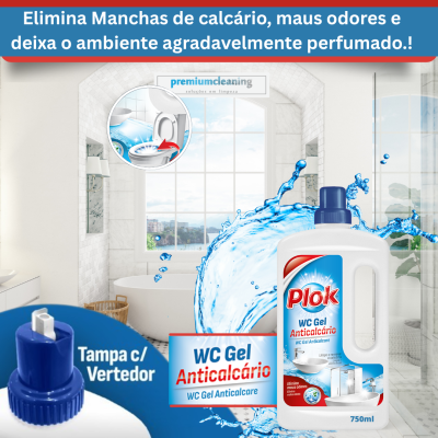 WC Gel Desincrustante Anti-Calcário Perfumado 750ml