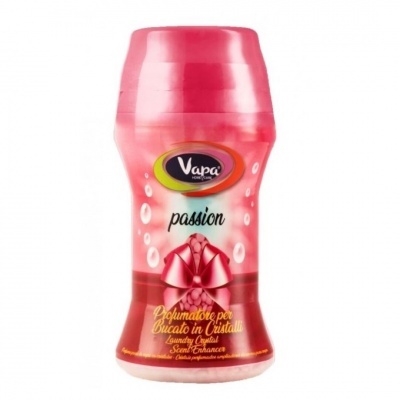 Perfume para roupa Vapa passion em frasco vermelho e rosa