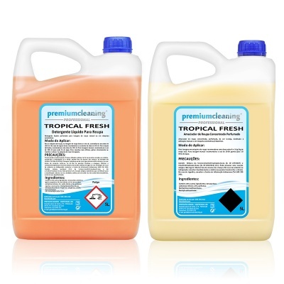 Pack Nature Tropical  Detergente Amaciador e Perfumador de Roupa