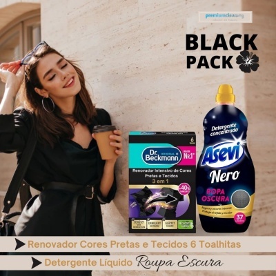 BLACK PACK Detergente & Renovador Roupa escura