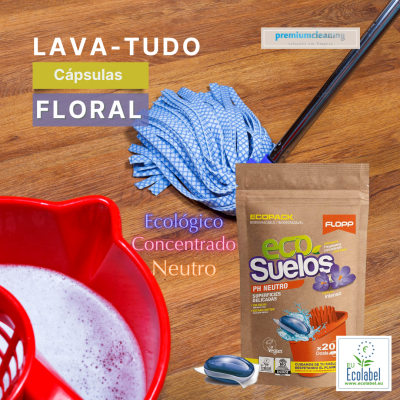 Lava Tudo Floral em Cápsulas PH Neutro #Ecológico #Concentrado 20 caps. FLOPP