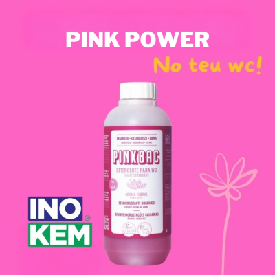 PINKBAC WC Desincrustante, Desinfetante orgânico Orquídea INOKEM