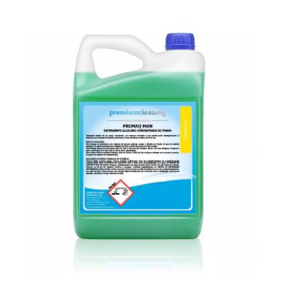 PREMAQ MAN 5L PINHO Detergente alcalino concentrado p/uso geral Espuma Controlada